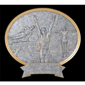 Gymnastics, Male - Oval Legend Plates - 8"